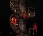 Winding Staircase - Pocket Mirror