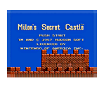 Milon's Secret Castle (Manual) - Virtual Console