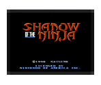 Shadow of the Ninja - Virtual Console