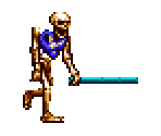 Bone Scimitar (Gold) - Castlevania: Bloodlines