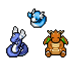 Dratini, Dragonair & Dragonite - Pokémon Mystery Dungeon: Explorers of Time / Darkness