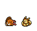 Sentret & Furret - Pokémon Mystery Dungeon: Explorers of Time / Darkness
