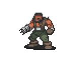Barret (Fire Emblem GBA-Style) - Final Fantasy 7 Customs