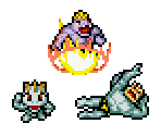Machop, Machoke & Machamp - Pokémon Mystery Dungeon: Explorers of Time / Darkness
