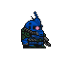 Desert Zaku (Blue) - SD Gundam: Operation U.C.