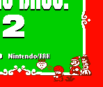 Title Screen & Character Select - Super Mario Bros 2. - Christmas Edition (Hack)