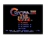 Contra III: The Alien Wars (Manual) - Virtual Console