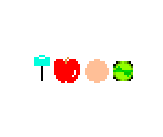 Foods and Powerups - Super Pac-Man (Americas)