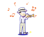 Osomatsu (Dixieland Jazz Band: Vanilla) - Osomatsu-san Hesokuri Wars: Battle of the NEETs