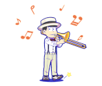 Karamatsu (Dixieland Jazz Band: Vanilla) - Osomatsu-san Hesokuri Wars: Battle of the NEETs