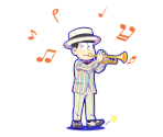 Osomatsu (Dixieland Jazz Band) - Osomatsu-san Hesokuri Wars: Battle of the NEETs