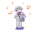 Jyushimatsu (Dixieland Jazz Band) - Osomatsu-san Hesokuri Wars: Battle of the NEETs