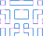 Mazes (Arcade, 320x240) - Super Pac-Man (Americas)