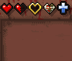 UI Hearts - The Binding of Isaac: Rebirth