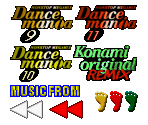 Music Select - Dance Dance Revolution