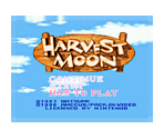 Harvest Moon (Manual) - Virtual Console