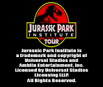 Start Screen & Title Screen - Jurassic Park Institute Tour: Dinosaur Rescue (JPN)