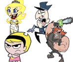 Character Bio Portraits - The Grim Adventures of Billy & Mandy