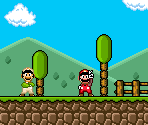 Classic Grass Tileset (SMW-Style) - Mario Customs