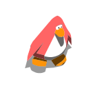 Penguin (Light Red) - Penguin Chat