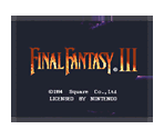Final Fantasy III - Virtual Console