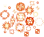 Basic Attack and Explosion Effects (Mega Man 8-bit Deathmatch-Style) - Teenage Mutant Ninja Turtles Customs