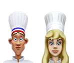 Playable Characters - Cook Wars / Cook-off Party