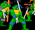Title Screen - Teenage Mutant Ninja Turtles (USA)