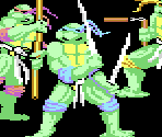 Title Screen - Teenage Mutant Ninja Turtles / Hero Turtles
