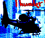 Title Screen & Sega Logo - Thunder Blade