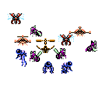 Bug, Flying Enimies (NES, Mega Man 8-bit Deathmatch-Style) - Teenage Mutant Ninja Turtles Customs