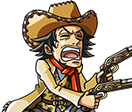 #0245 - Pistol Billions - Baroque Works - One Piece: Treasure Cruise