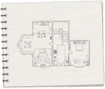 Lake Juliet Notebook - Alfred Family House (1st Floor) - Another Code: Recollection
