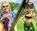Title Screen - Swingerz Golf / Ace Golf
