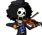 #0424 - Humming Swordsman Brook - One Piece: Treasure Cruise
