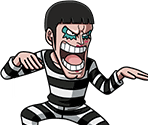 #0461 - Escapee Bentham - Mr. 2 Bon Clay - One Piece: Treasure Cruise