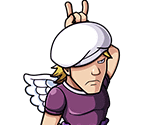 #0469 - Black White Beret - Skypiea Guard - One Piece: Treasure Cruise