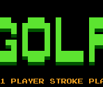 Title Screen - Golf