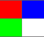 Test Mode Color Pattern Screen (VGA) - MAME Multicades (Bootleg)