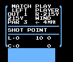 User Interface - VS. Golf / VS. Ladies Golf