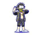 Jyushimatsu (Color Gang: Hip Hop Star) - Osomatsu-san Hesokuri Wars: Battle of the NEETs