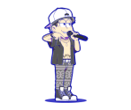 Todomatsu (Color Gang: Hip Hop Star) - Osomatsu-san Hesokuri Wars: Battle of the NEETs