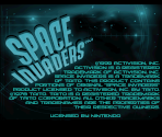 Copyright Screen - Space Invaders