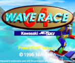 Title Screen (Static Elements) - Wave Race 64