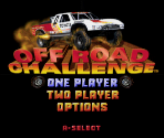 Title Screen (Static Elements) - Off Road Challenge
