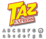 Logo & Font - Taz Express