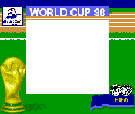 Super Game Boy Border - World Cup '98