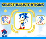 Illustrations Menu - Sonic Classic Collection