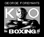Introduction, Logos & Title Screen - George Foreman's KO Boxing (GB)