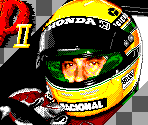 Title Screen - Ayrton Senna's Super Monaco GP II